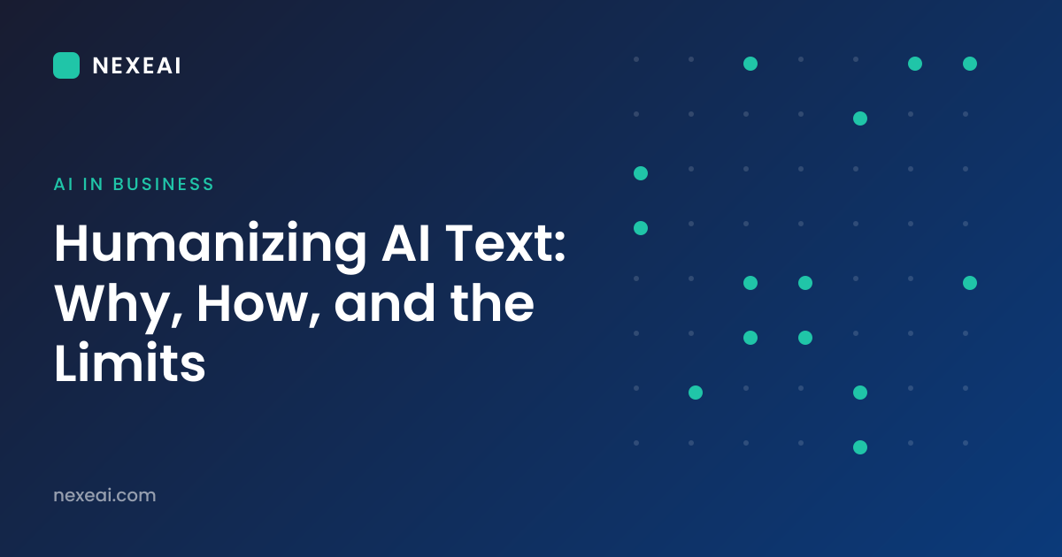 Humanizing AI Text: Why, How, and the Limits