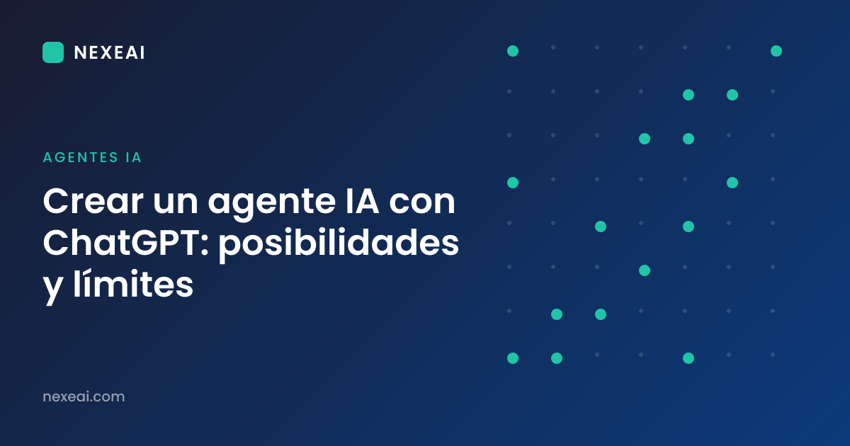 Crear un agente IA con ChatGPT: posibilidades y límites