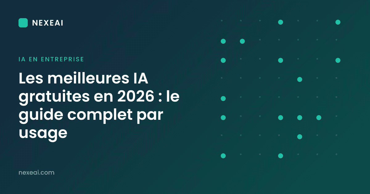 Les meilleures IA gratuites en 2026 : le guide complet par usage
