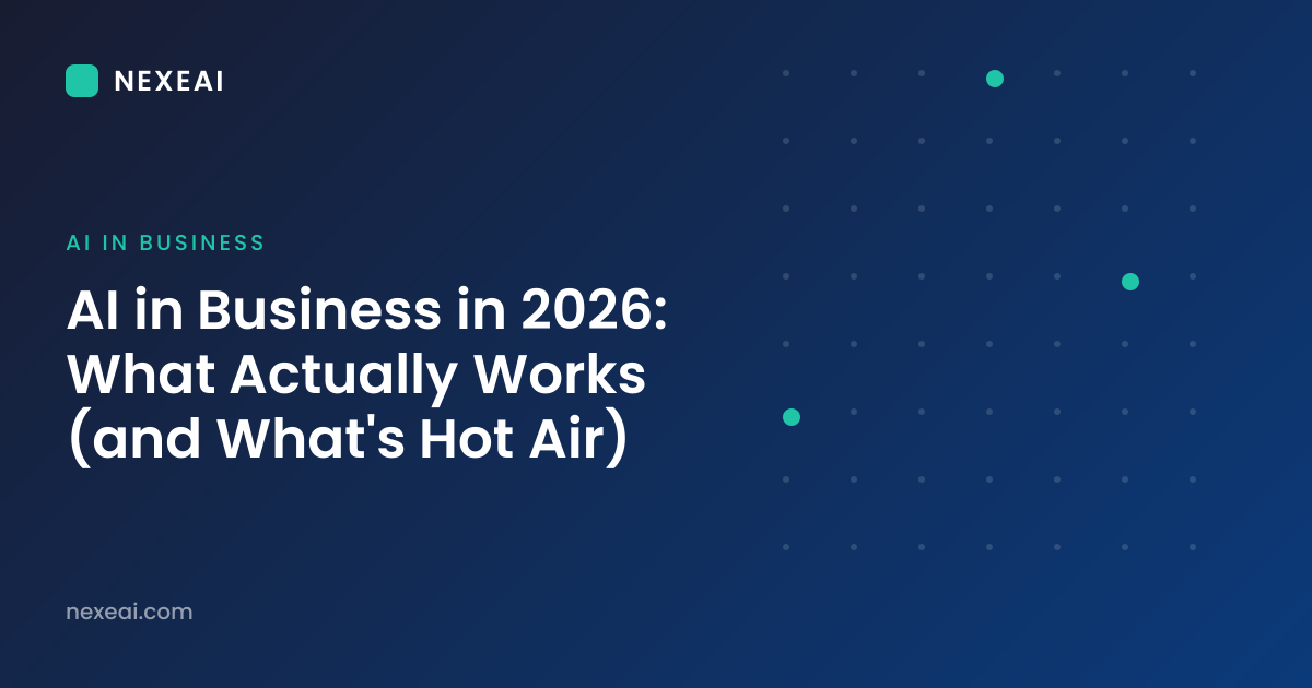 AI in Business in 2026: What Actually Works (and What's Hot Air)