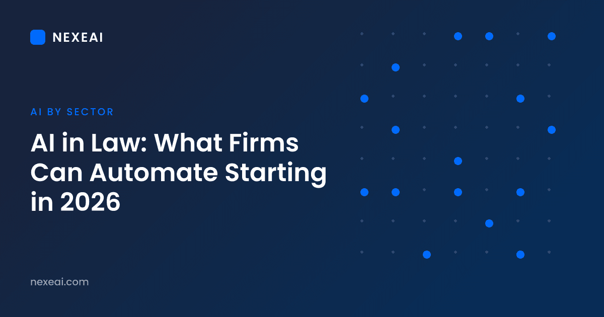 AI in Law: What Firms Can Automate Starting in 2026